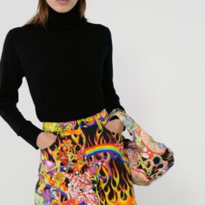 Flame sling handbag