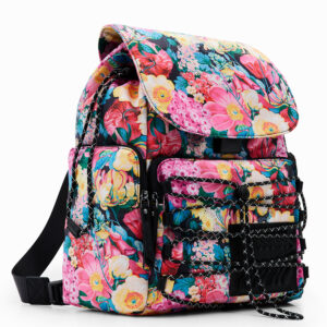 Large floral backpack