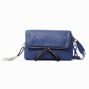 Crossbody bag embossed logo