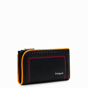 L embroidered wallet