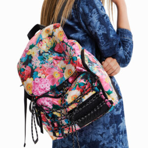 Large floral backpack