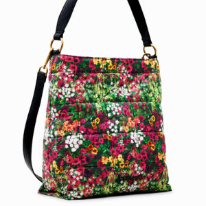 Large floral bucket bag