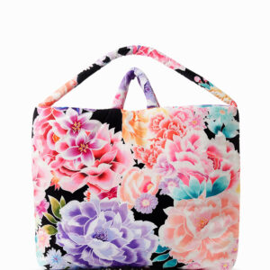 Floral oversized handbag